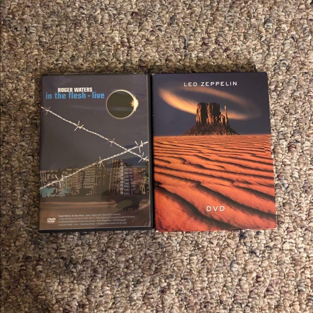 Roger Waters Live and Led Zeppelin Live DVD’s